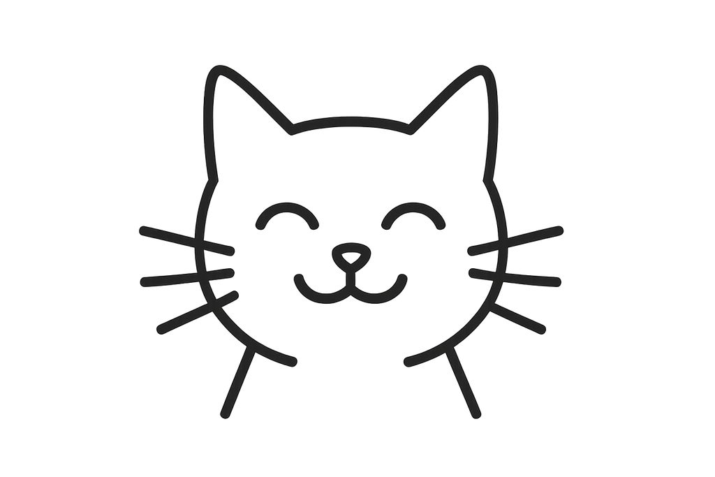 Happy Clean Cat Icon
