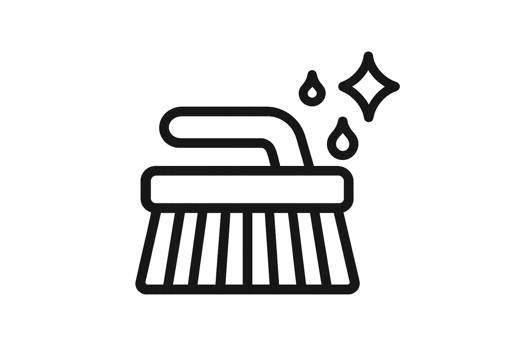 Minimalist Self-Cleaning System Icon